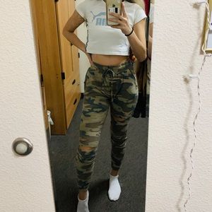 Camo joggers